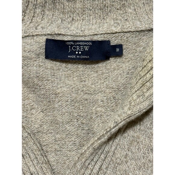 J. Crew Lambswool shawl collared sweater - Picture 3 of 6